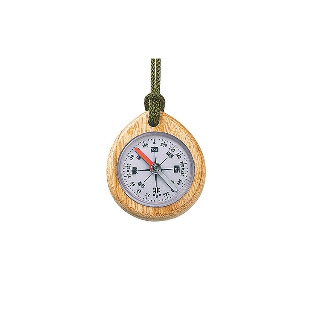 方向コンパス J オイル式 和文字木製, 75662, 57&times;50&times;13mm