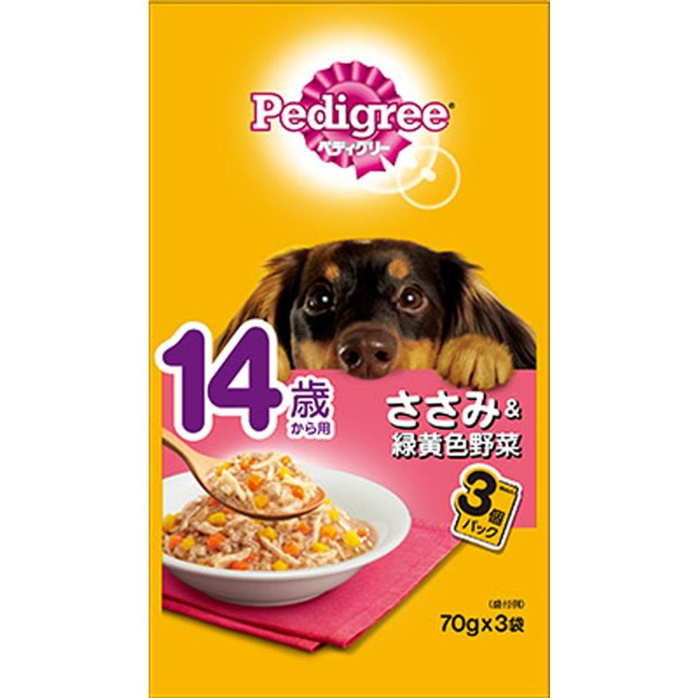 ペディグリー3Ｐ　14歳ささみ＆野菜, その他カラー１, その他サイズ１