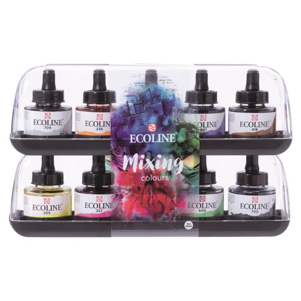 ターレンス　エコラインセット 10色セット　T1125-9902, エコラインインクセット, その他サイズ１