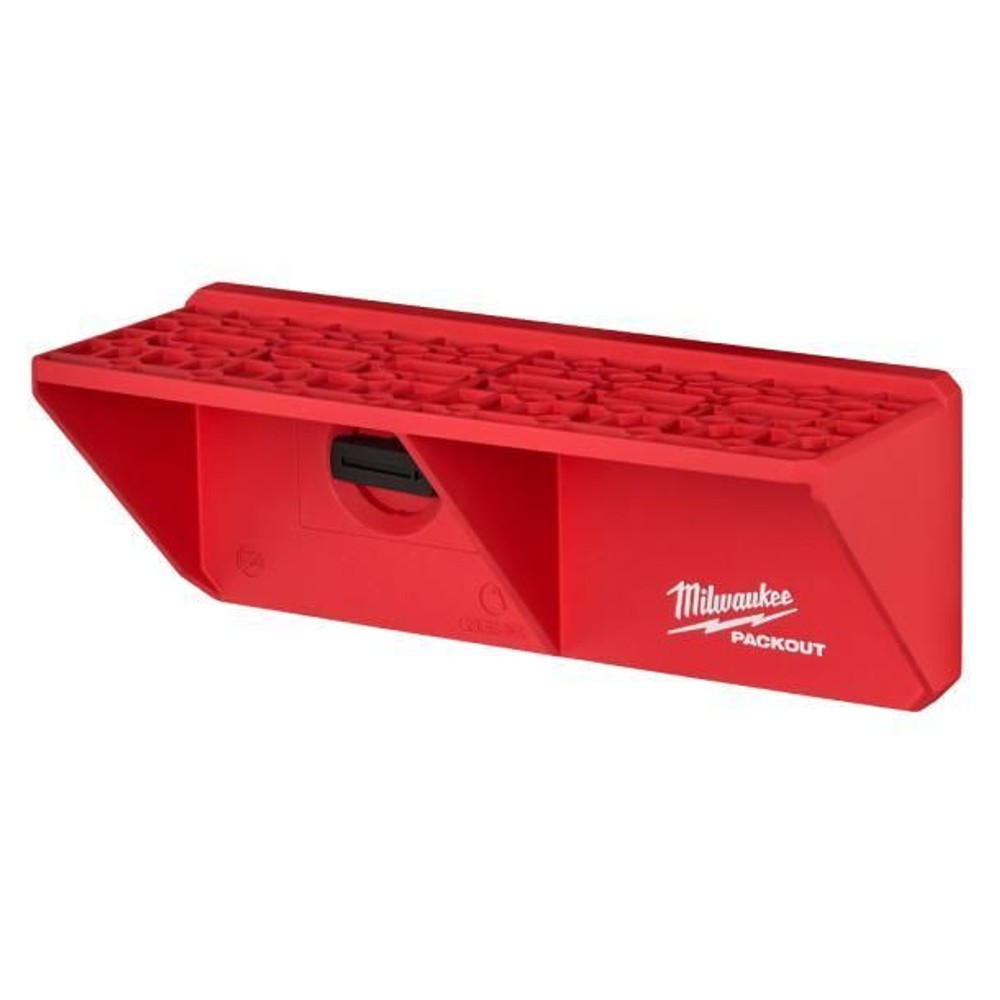 milwaukee PACKOUTドライバーラック 48-22-8341, レッド, 幅238.76×高さ88.9×長さ120.65mm