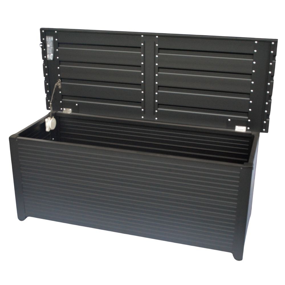 サイレントベンチストッカー　幅120&times;奥行45&times;高さ48ｃｍ　１２０４５４９, ブラック, 1200&times;450&times;490mm