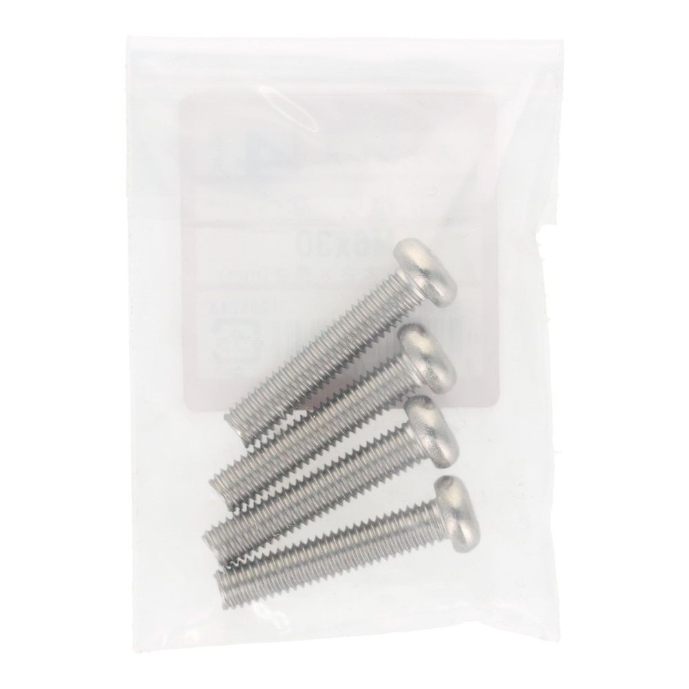 ＯＨＳＡＴＯ　ステン　コネジ　ナベ　Ｍ６&times;３０, ステンレス, 4本入り