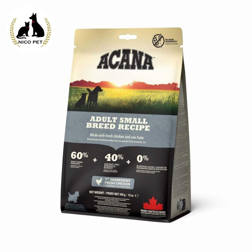 ACANA(アカナ) アダルトスモールブリードレシピ 340g, アダルトスモール, 340g