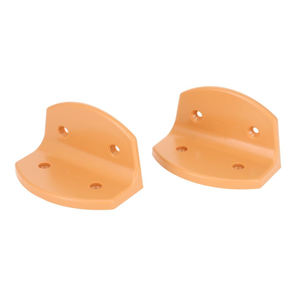 2x4ブラケット用 棚受, ブラック, 1組