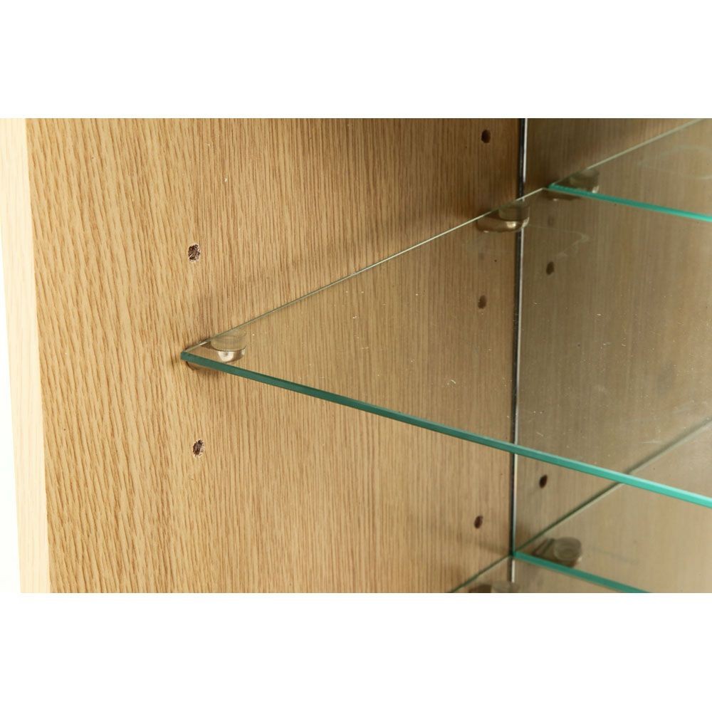 不二貿易 コレクションシェルフ　クレール　ミドル　オークナチュラル【メーカー直送・代引不可】, オーク, 幅360mm&times;奥行265mm&times;高さ600mm