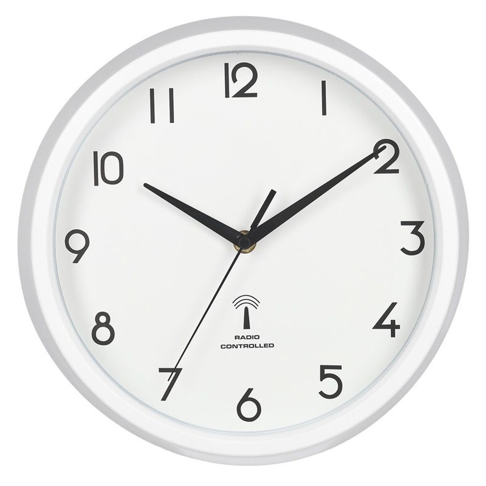 電波掛時計　カペラ　27ｃｍ（27266）, ホワイト, 27cm