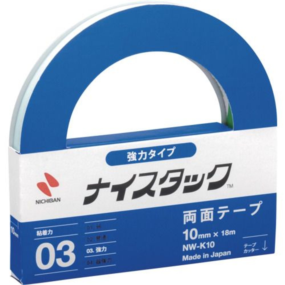 ニチバン　ナイスタック強力　NW-K10, 強力タイプ, 10mm&times;18m