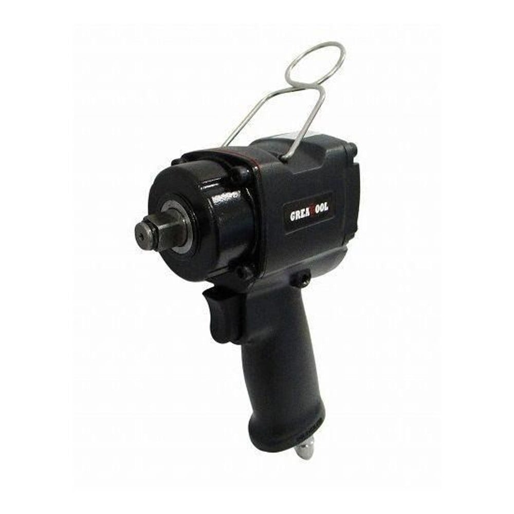 GREATTOOL エアーインパクトレンチセット ショート 450N・m GTAW-S450, ブラック, 450N・m