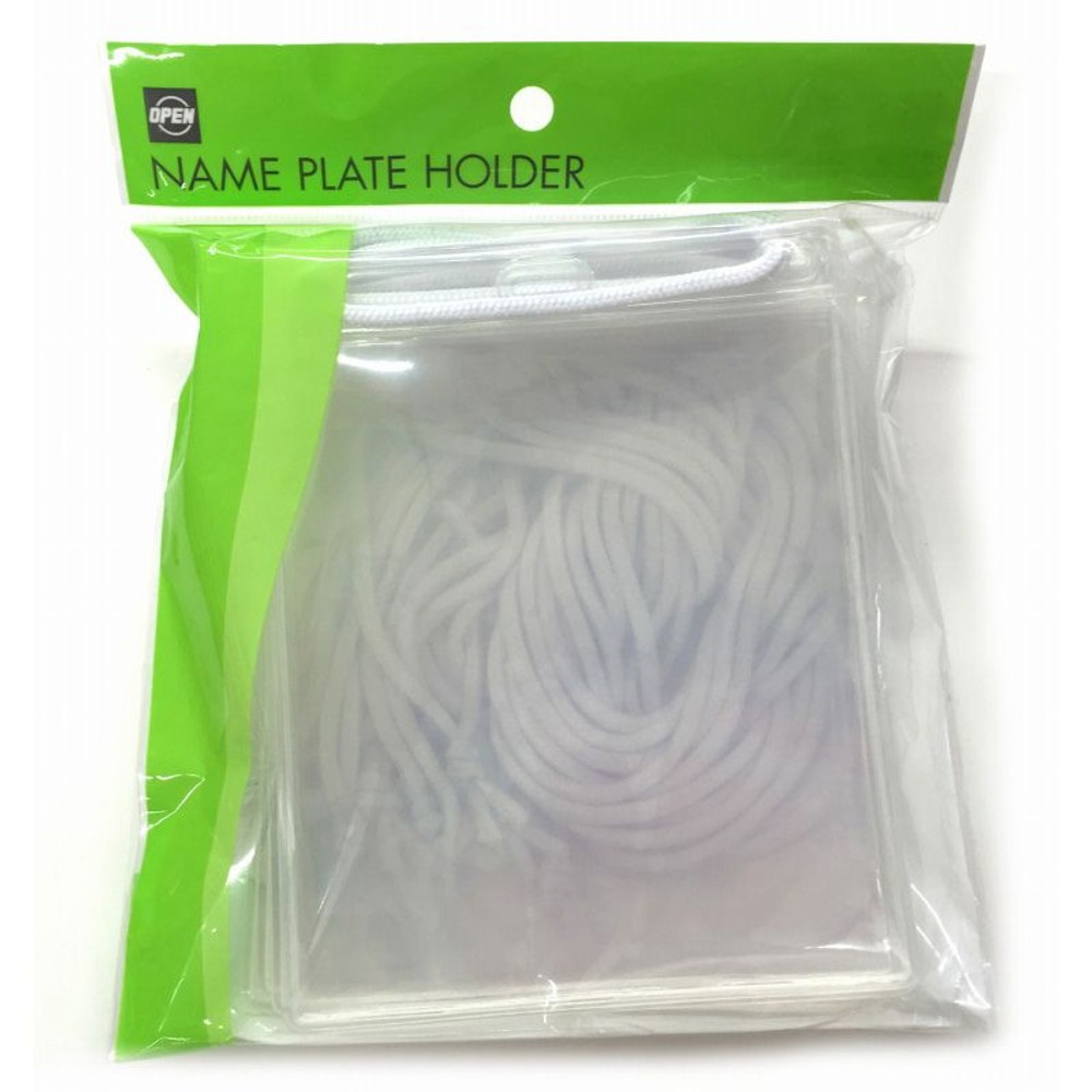 オープン　吊下げ名札イベント用　白10枚入　ＮＬー12ーＷＨ, 白, 10枚入り