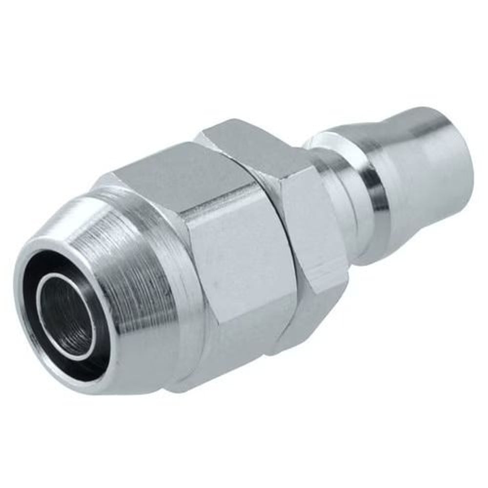日東工器 ナットカプラ プラグ 80PN, シルバー, 80PN