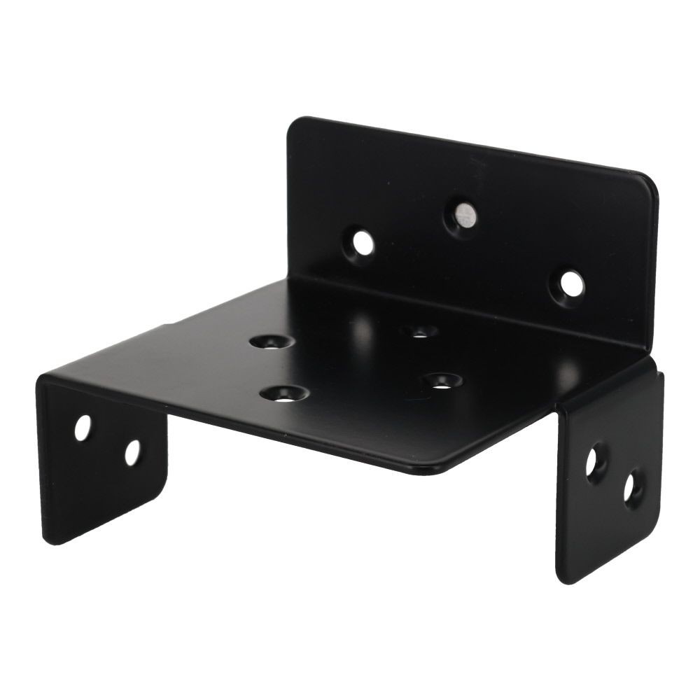 ２×４金具　中脚金具８０×７２, 黒, 中脚