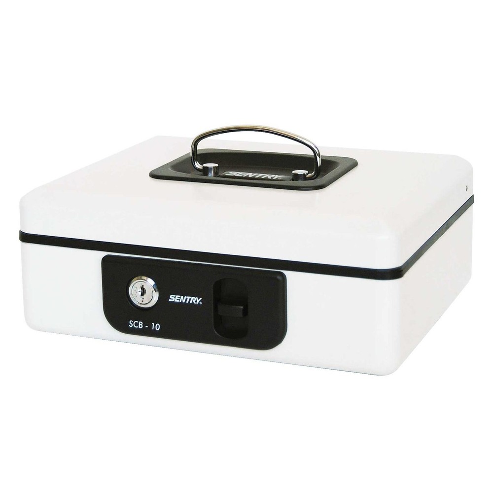 セントリー  手提げ金庫　ＳＣＢ―10, ライトグレー, SCB-10