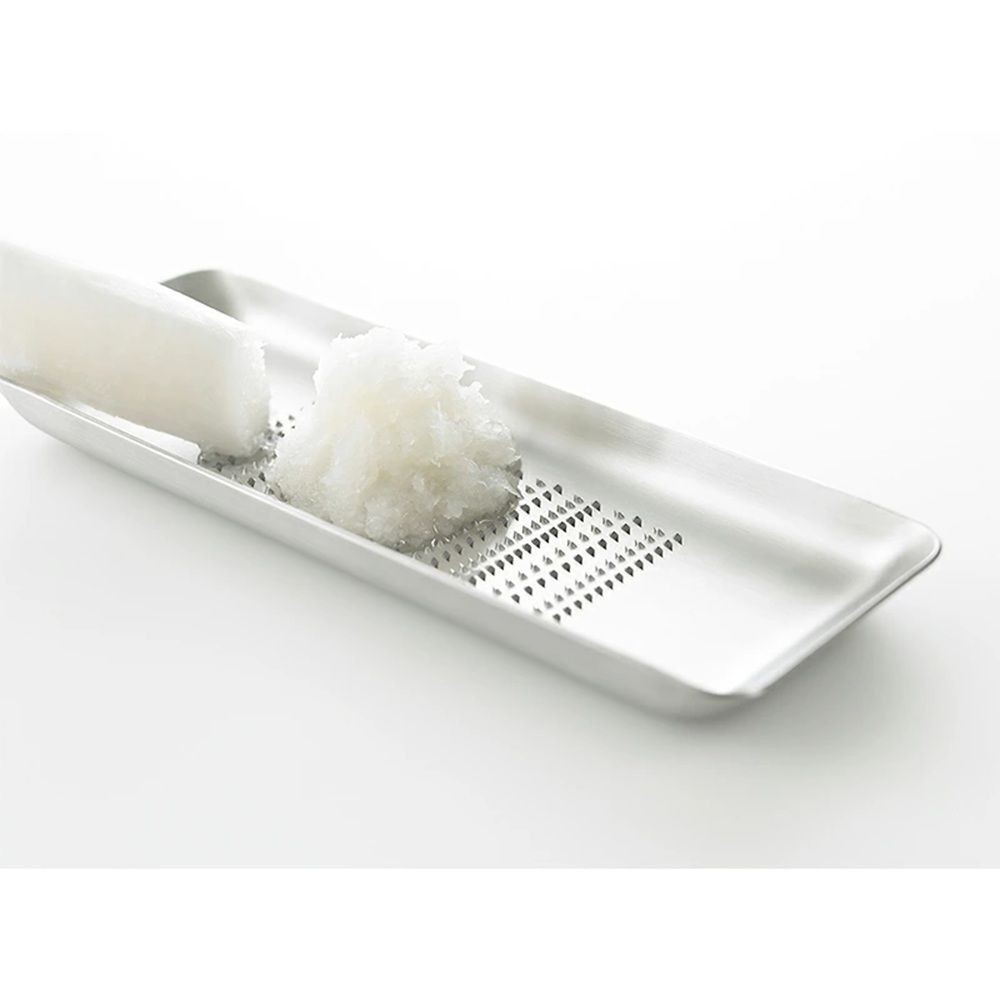 ヨシカワ EAトCO オロスエル グレーター Oros L grater, ステンレス, 幅70mm&times;奥行200mm&times;高さ150mm