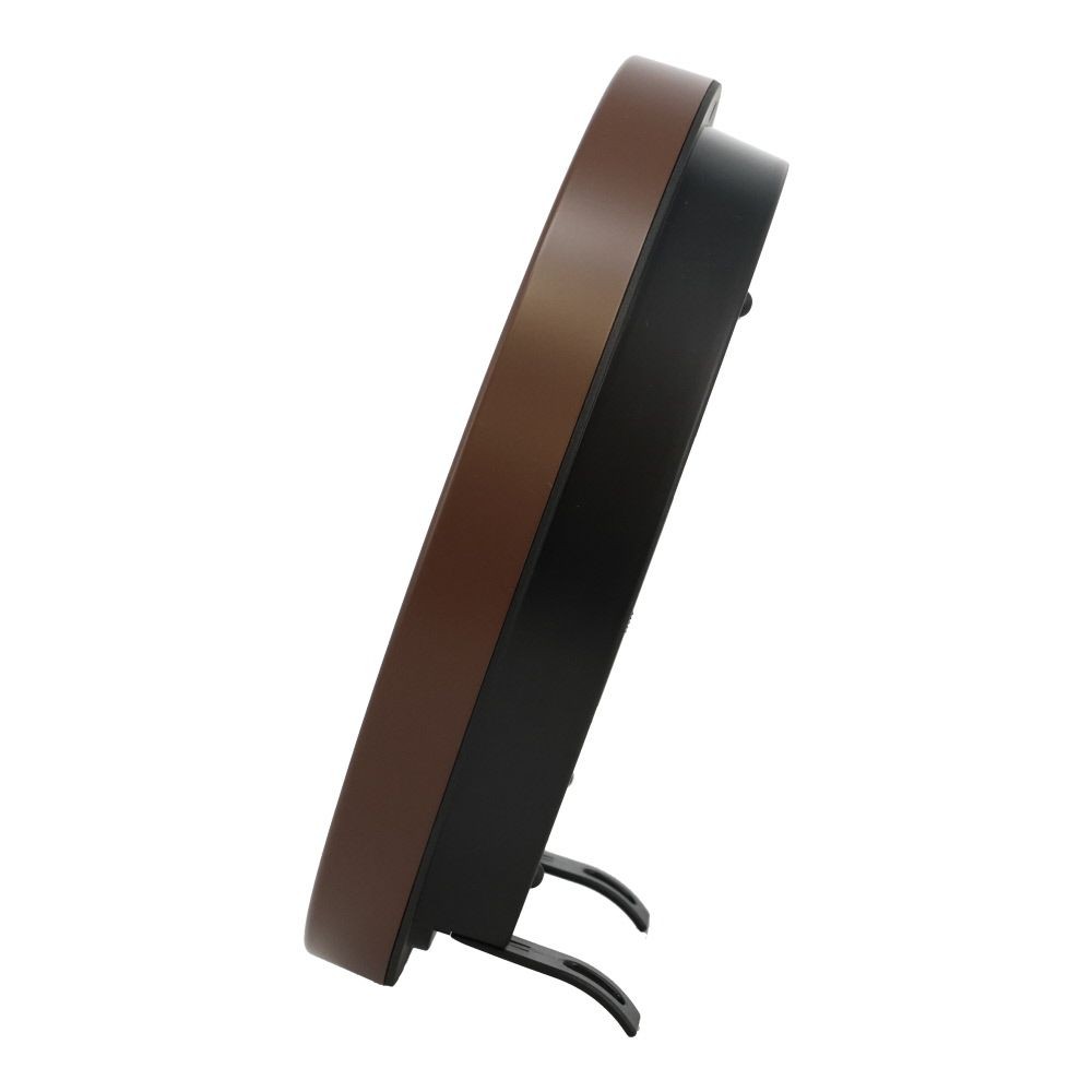 ウィザ WIZ'A 自動点灯機能付き置き掛け兼用時計, ブラウン, WIZA-C229