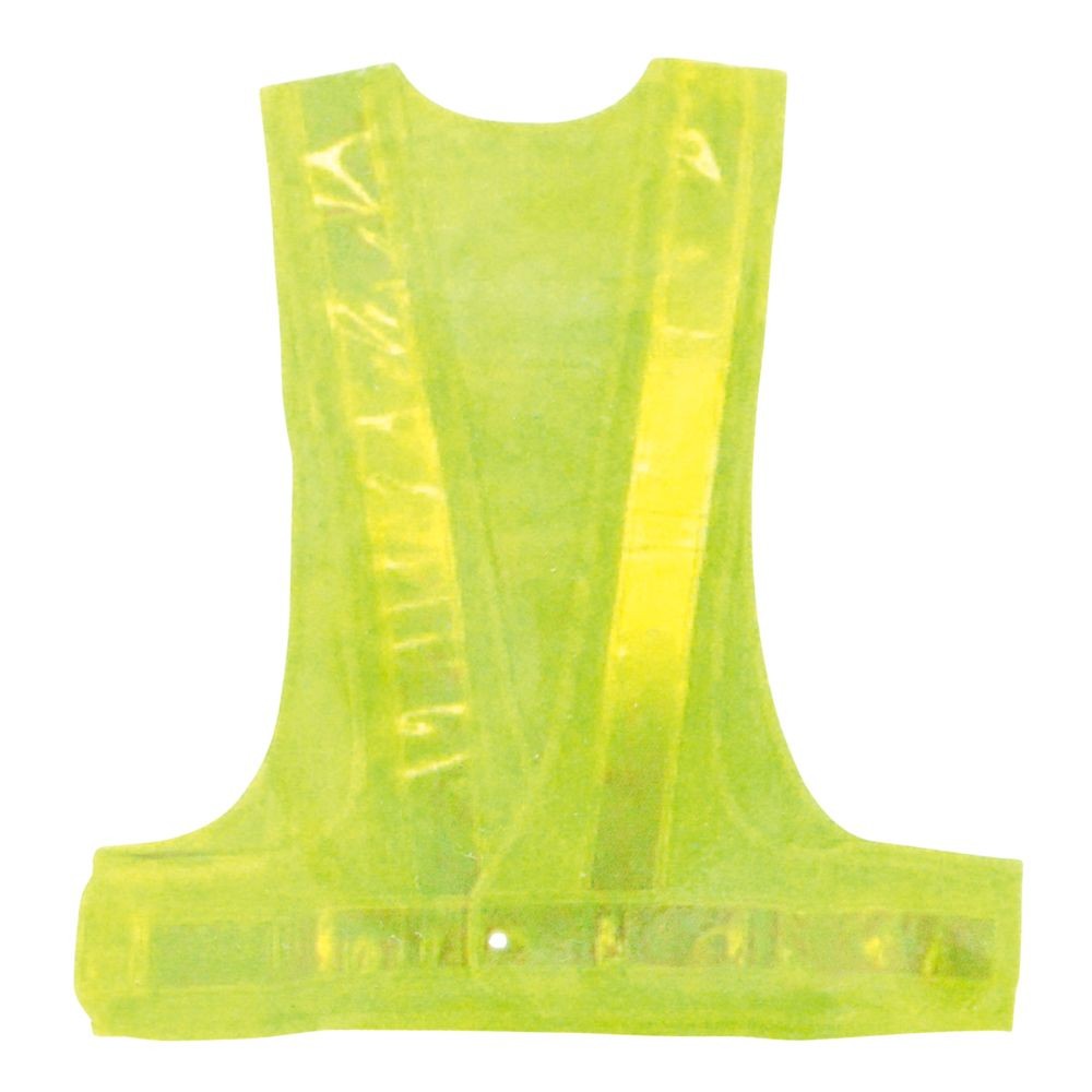 反射ベスト　５ｃｍ幅　イエロー&times;イエロー, イエロー, 1枚入り
