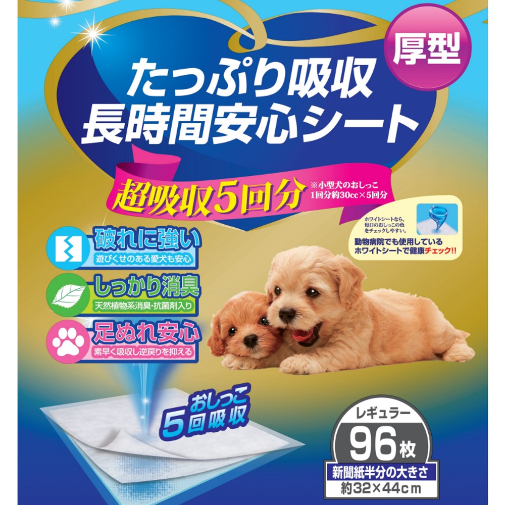 たっぷり吸収長時間安心シート, R, レギュラー