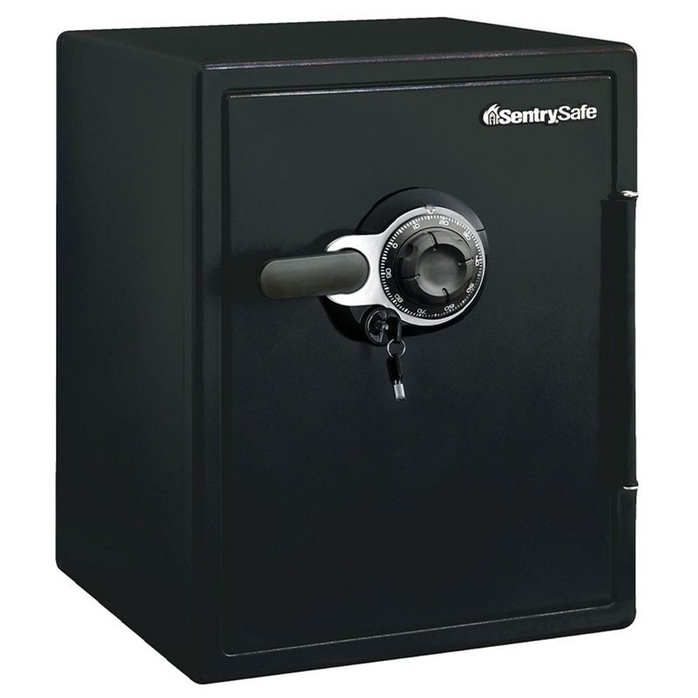 セントリー耐火・耐水金庫  JFW205DG ダイヤル式 1時間耐火 56.6L【メーカー直送・代引不可】, ブラック, 56.6L