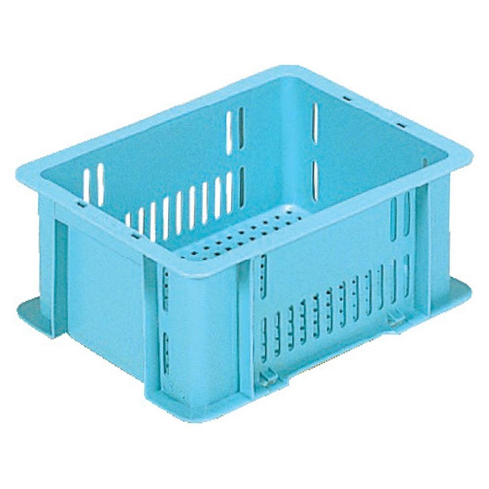 サンコー サンテナー B#7 ライトブルー 100703-00 ×16個セット【メーカー直送・代引不可】【法人限定】, ライトブルー, 16P