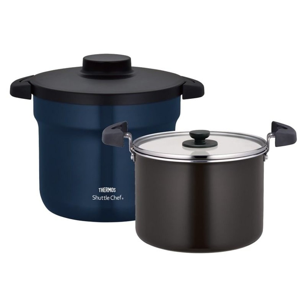 サーモス　シャトルシェフ ＫＢＪー４５０２ ＮＶＹ, ネイビー, 4.3L