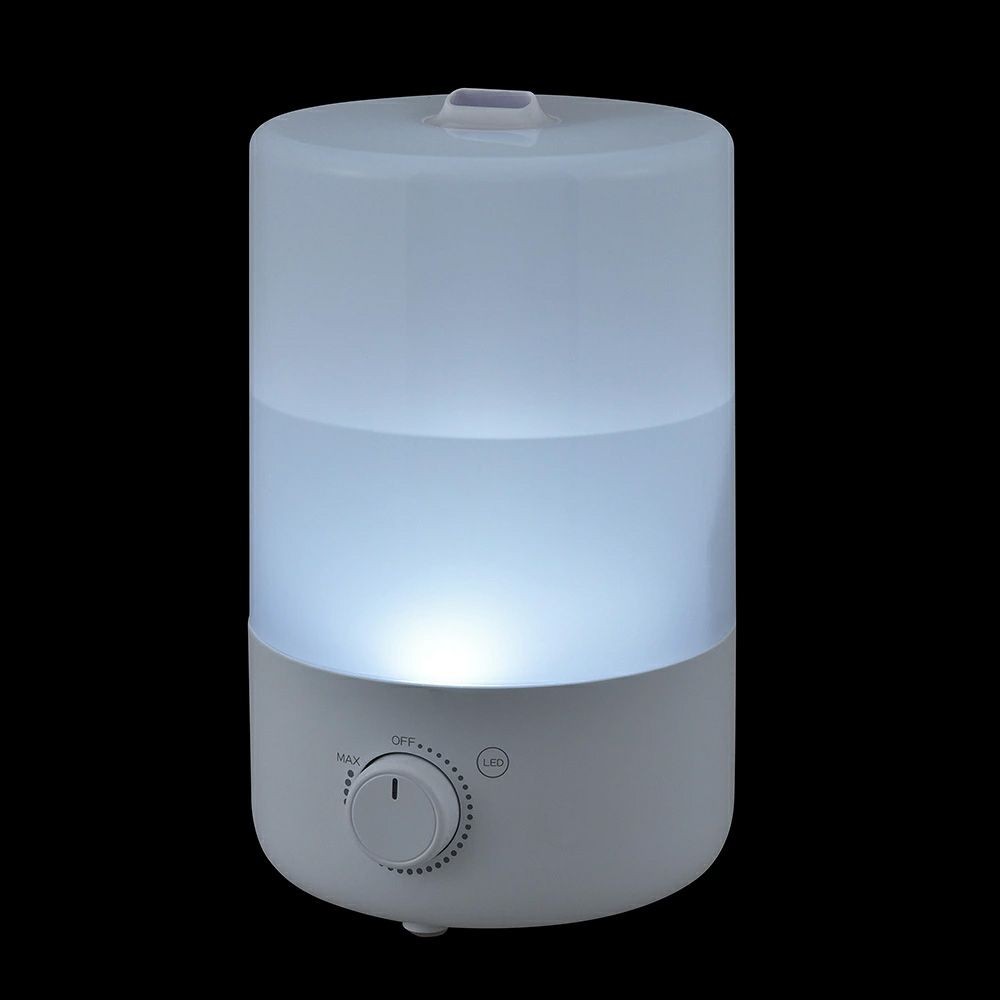 ウイザ WIZA 超音波加湿器 WDH-U200, ホワイト, 幅155mm&times;奥行155mm&times;高さ246mm