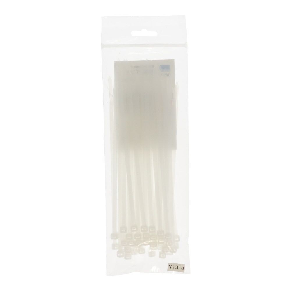 結束バンドワイド　白２００ｍｍ×５０Ｐ, 白, 200mm