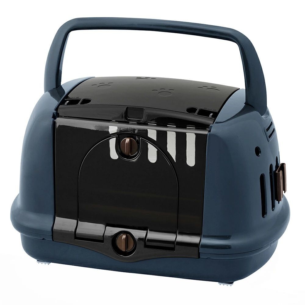 アイリスオーヤマ ペットハウス＆キャリー P-HC480 ネイビー, ネイビー, 幅480mm&times;奥行321mm&times;高さ300mm