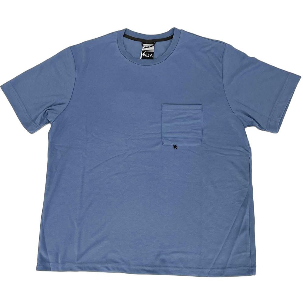 ウイザ WIZ'A シワになりにくいポケットＴシャツ　ブルー, ブルー, Mサイズ