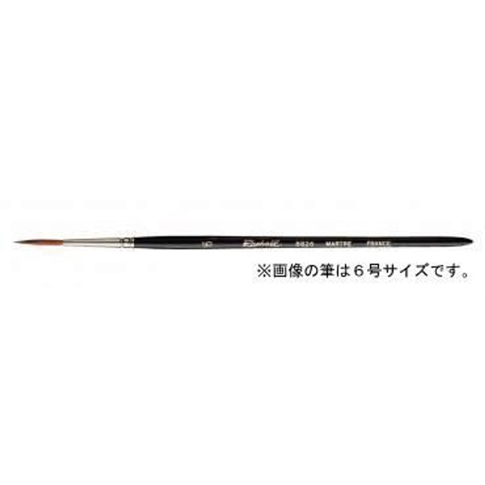 ラファエル水彩筆 8826 6号 コリンスキー 丸（長穂）, 水彩筆 8826 6号, コリンスキー 丸（長穂）