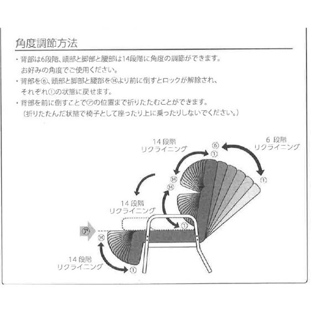 腰楽脚楽リラックスチェア, ネイビー, 幅910mm&times;奥行535mm&times;高さ380mm