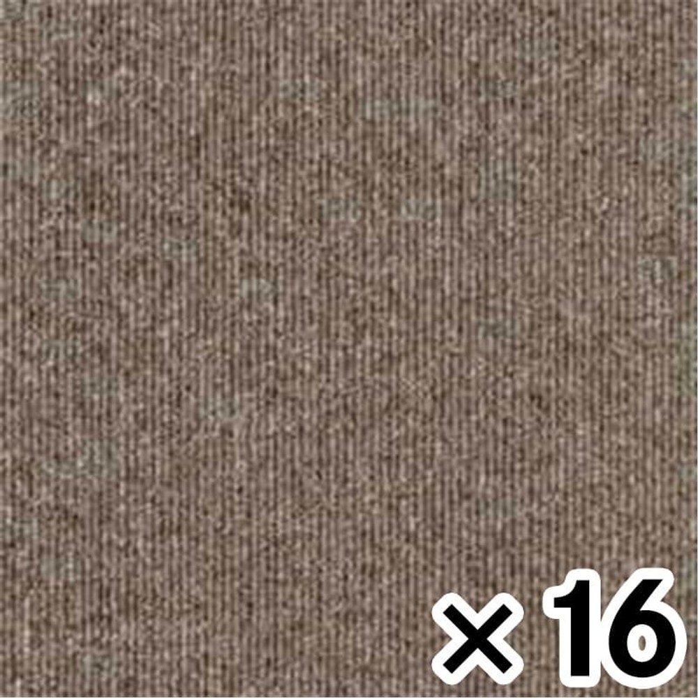 タイルカーペットＴＧ1707ーＨＣ05　ＢＥ(ベージュ ) ×16枚セット, ベージュ, 約50×50ｃｍ