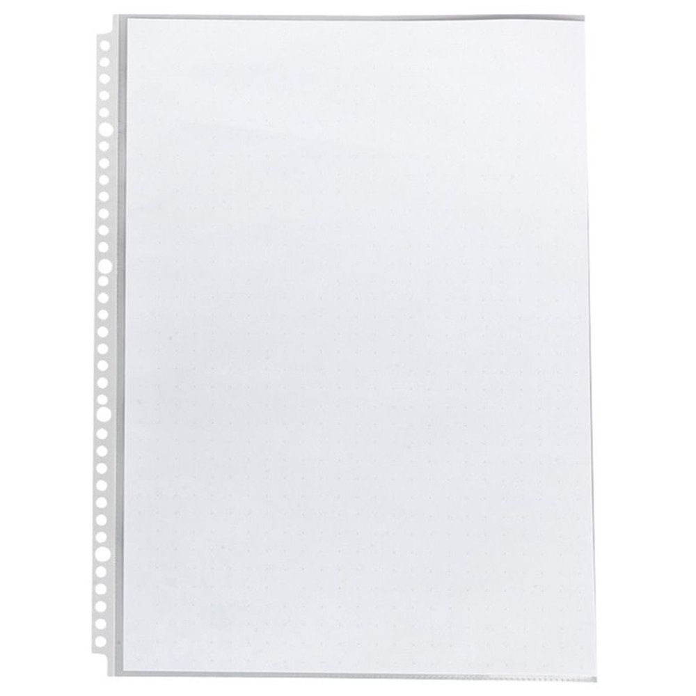 リヒト　クリヤーポケット　　Ｎ2007　藍, 藍, B4タテ