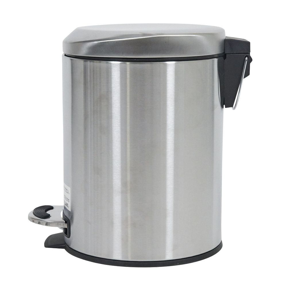 ステンレスペダルペール, シルバー（5.0L）, 5.0L