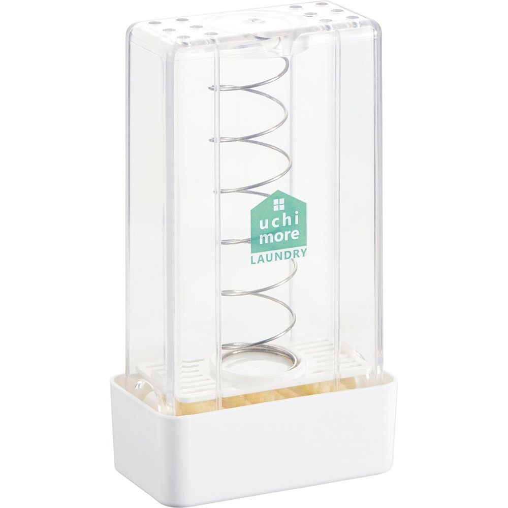 コジット 泡立つ洗濯せっけんケース スリムローラー, ホワイト, 幅80mm&times;奥行45mm&times;高さ42mm