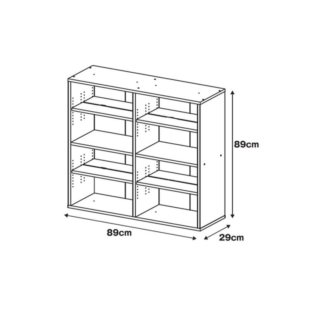 上下連結できる収納　スタック9090　ＢＲ, ブラウン, 9090