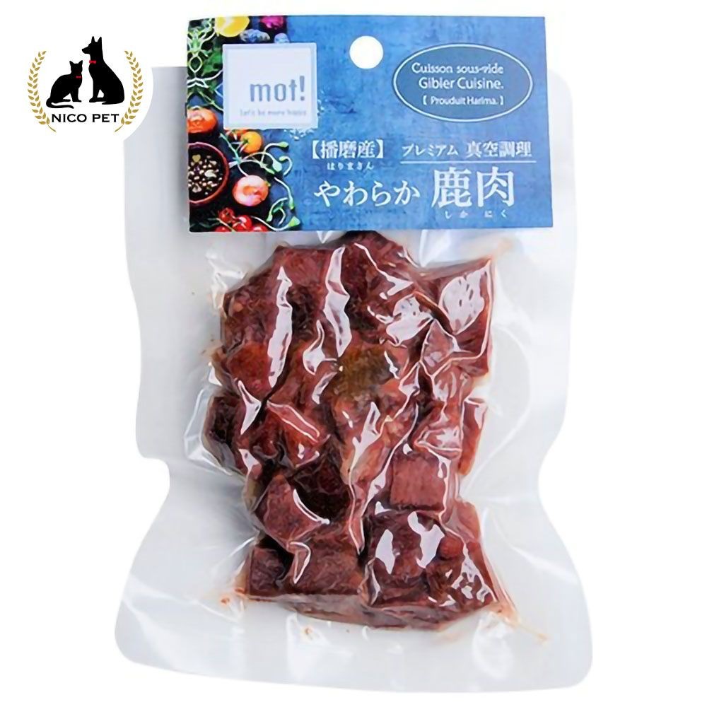 mot! やわらか鹿肉 鹿角切り 60g, 鹿角切り, 60g
