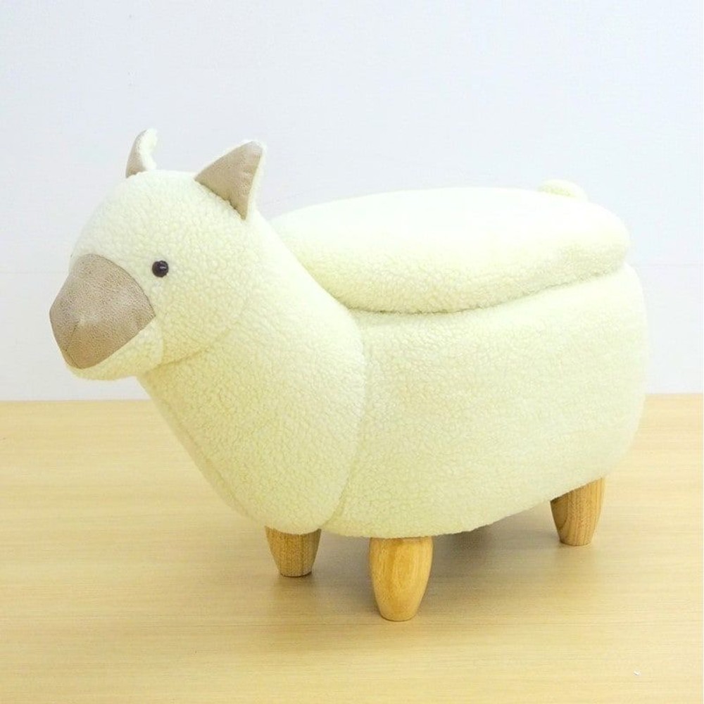 動物スツール収納付　アルパカ