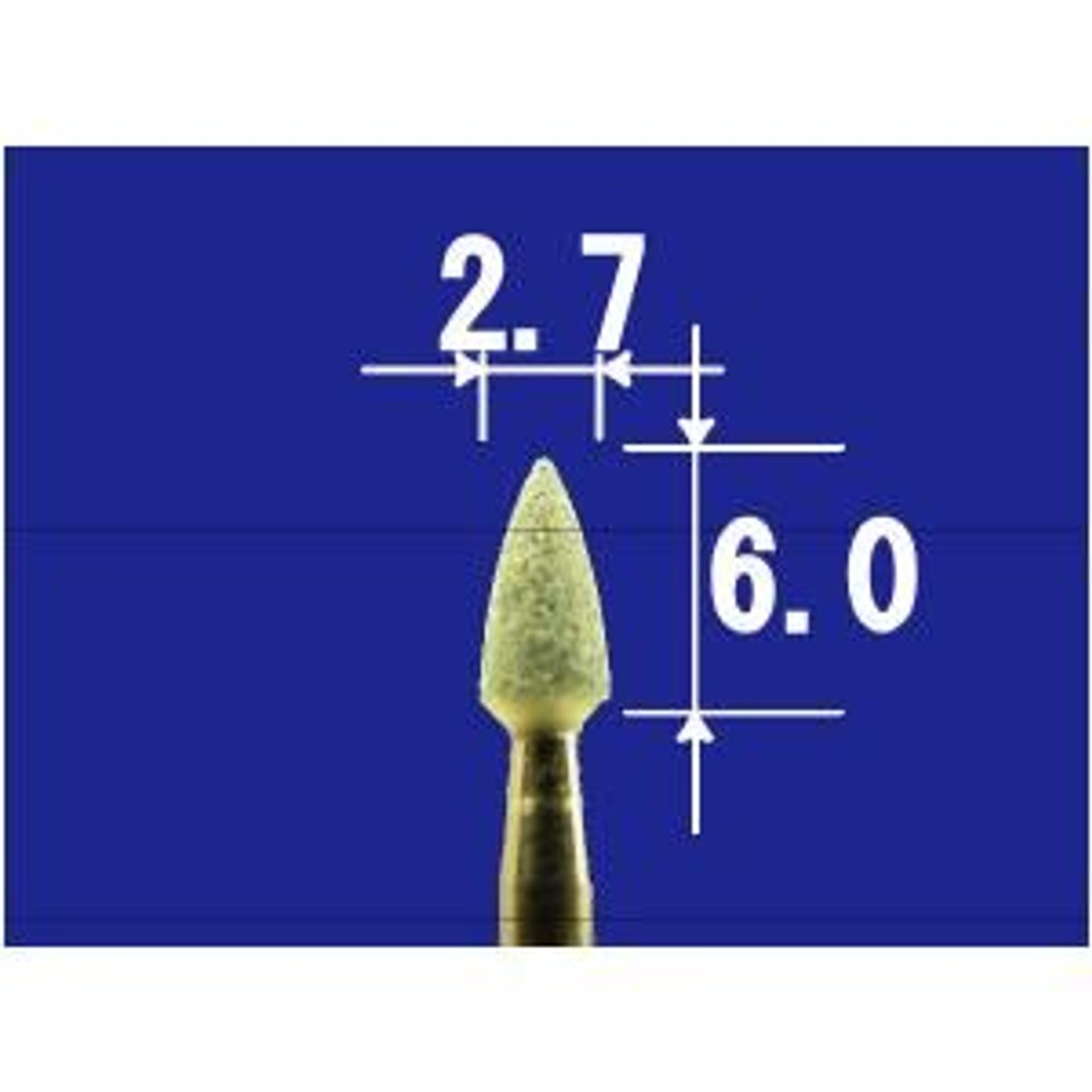 アルゴファイル 軸付砥石 品番：A-19 ホワイト #600