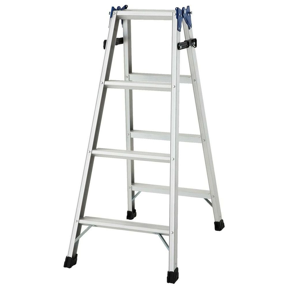 長谷川工業 幅広ステップ脚立 RH-12  1.10m, シルバー, 幅510mm&times;奥行770mm