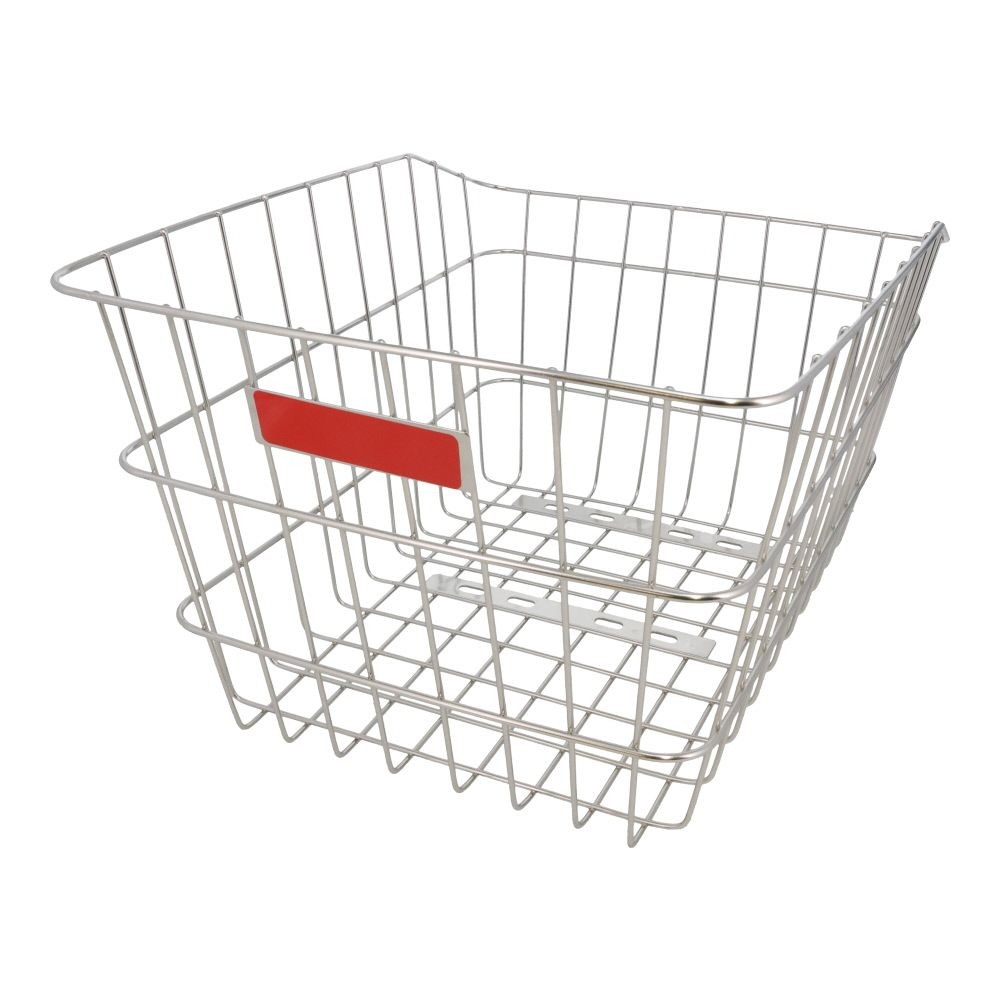 ステンレス後ろカゴ, シルバー, 幅425mm