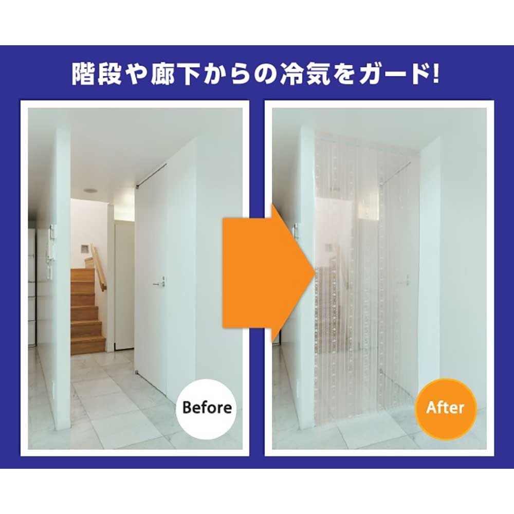 冷気ガードシート　間仕切り　厚手タイプ２Ｐ　５０×２２５ｃｍ, 厚手タイプ, 2枚入