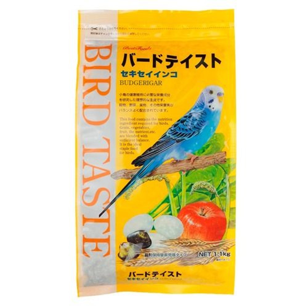 ＮＰＦ　バードテイスト　セキセイインコ　1.1kg, セキセイインコ専用食, 1.1kg