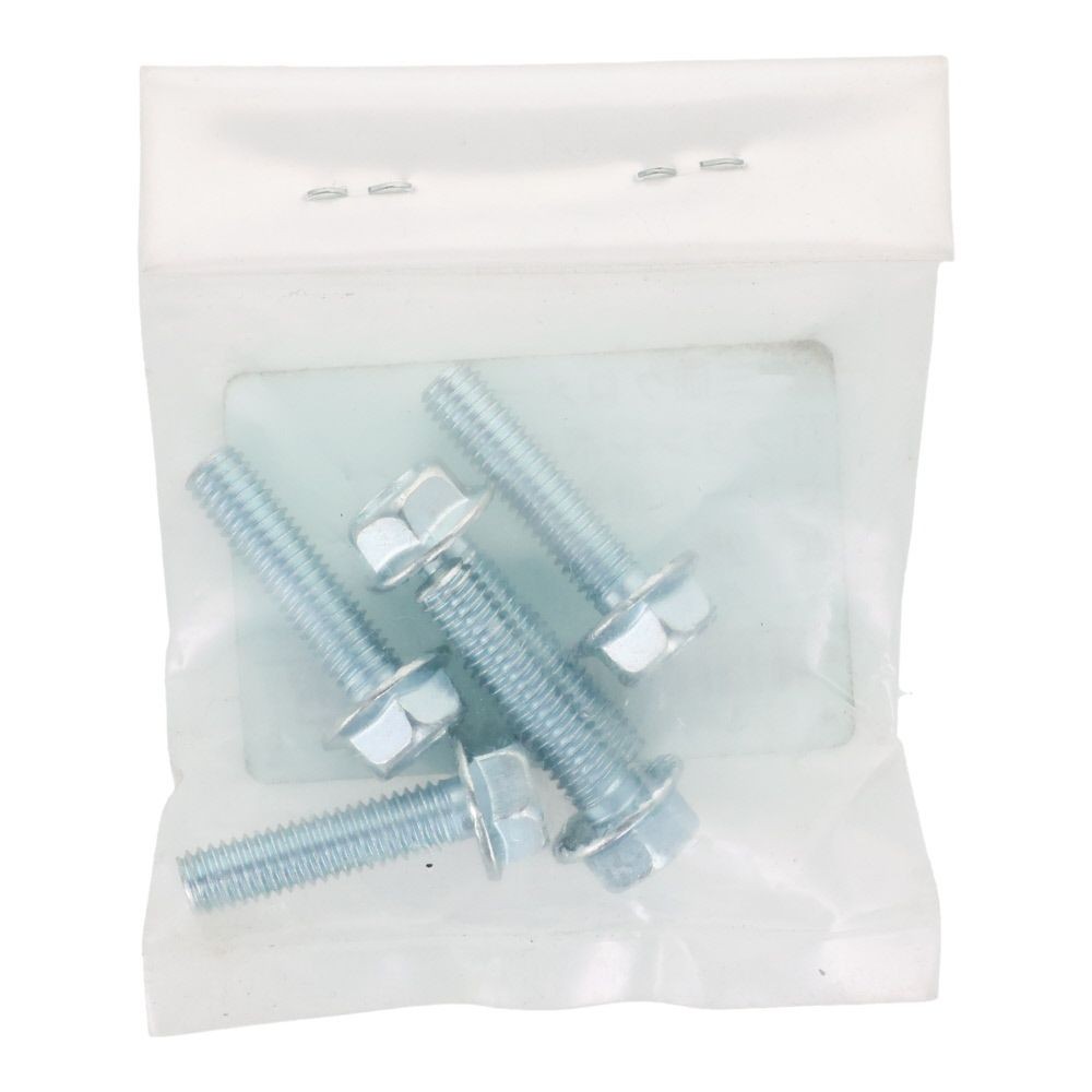 ７Ｔフランジボルト　セレート付き　鉄　三価クロメート　Ｍ６&times;２５　５本入り, ボルト, M6&times;25