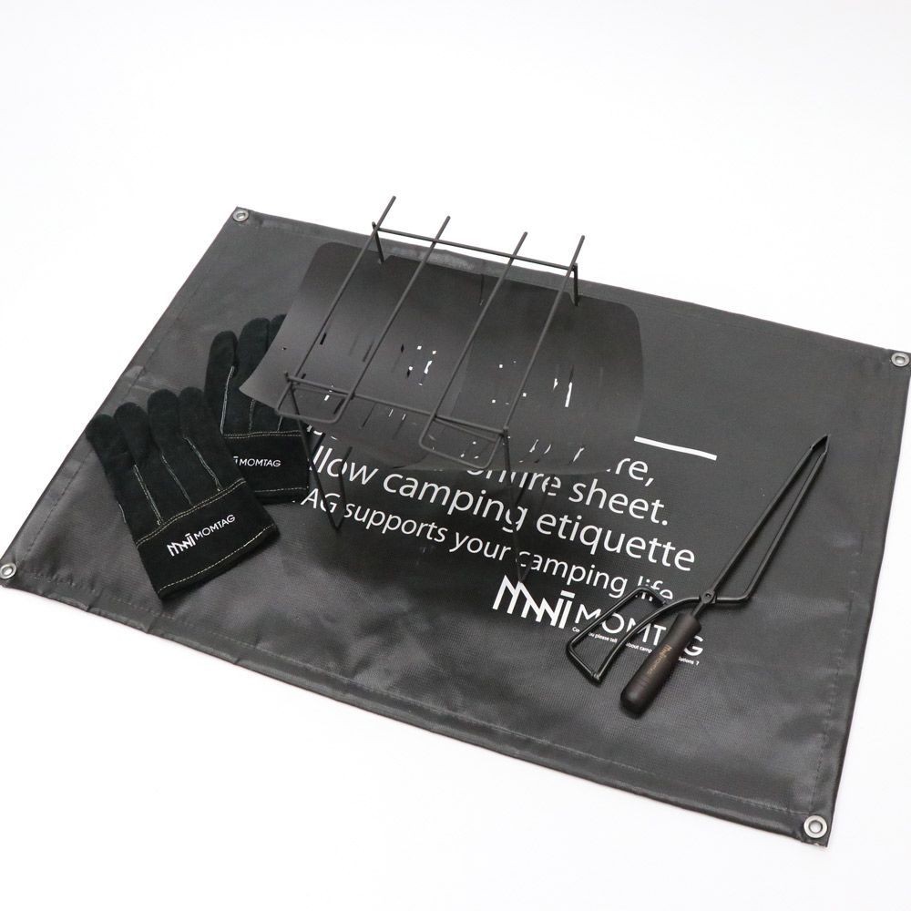 MOMTAG 焚き火台4点セット　HDL-3655, -, -