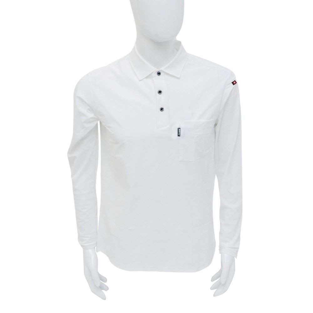 BURTLE（バートル） 235 長袖シャツ, ホワイト, Mサイズ