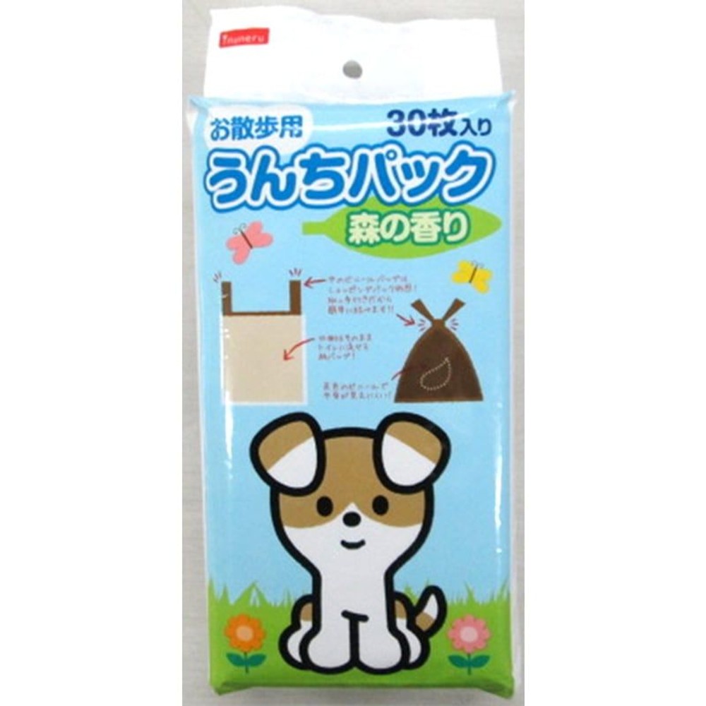 inunekoneruうんちパック30枚, 取っ手付き, 30枚