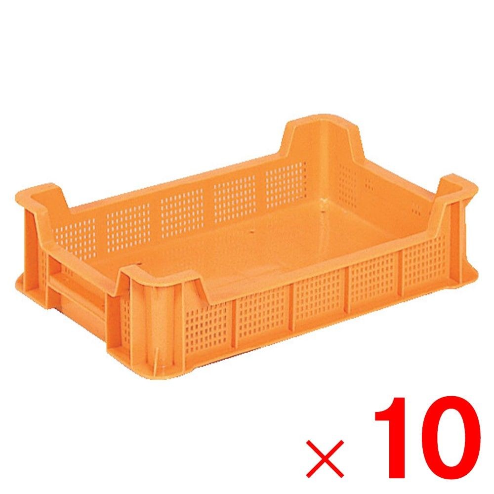サンコー サンテナー B#11 オレンジ 101107-00 &times;10個セット【メーカー直送・代引不可】【法人限定】