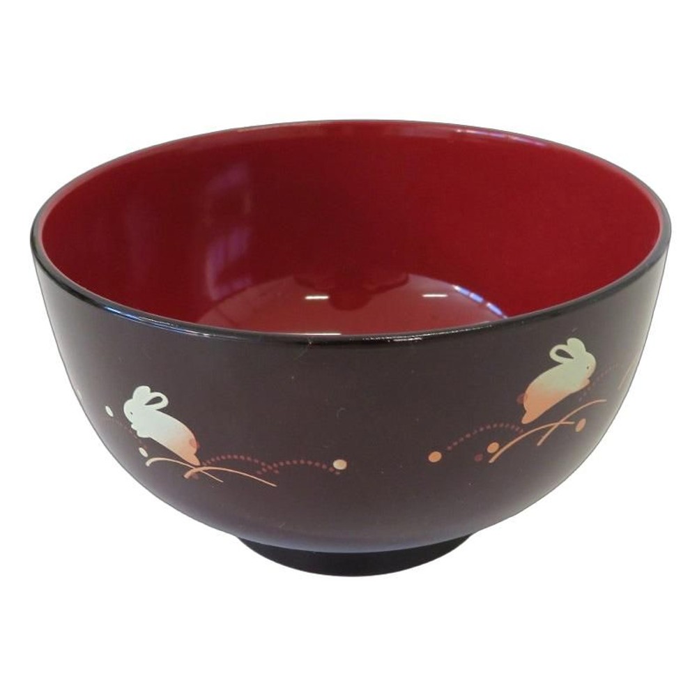 木目汁椀　溜　里うさぎ, 里うさぎ, 日本製