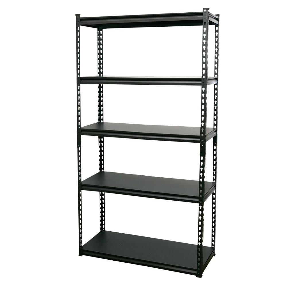 組立簡単なリバーシブル棚の安心ラック  120cm幅, ブラック, 120cm幅