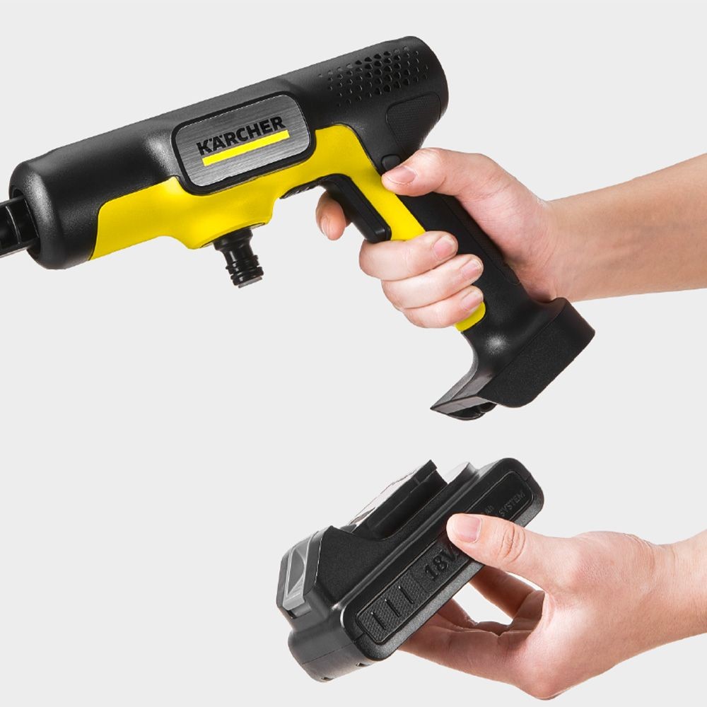 ケルヒャーＯＣ５Ｈａｎｄｙハンディジェット用　バッテリーパック　１８Ｖ２．０Ａｈ, 黒, OC5 ハンディ用