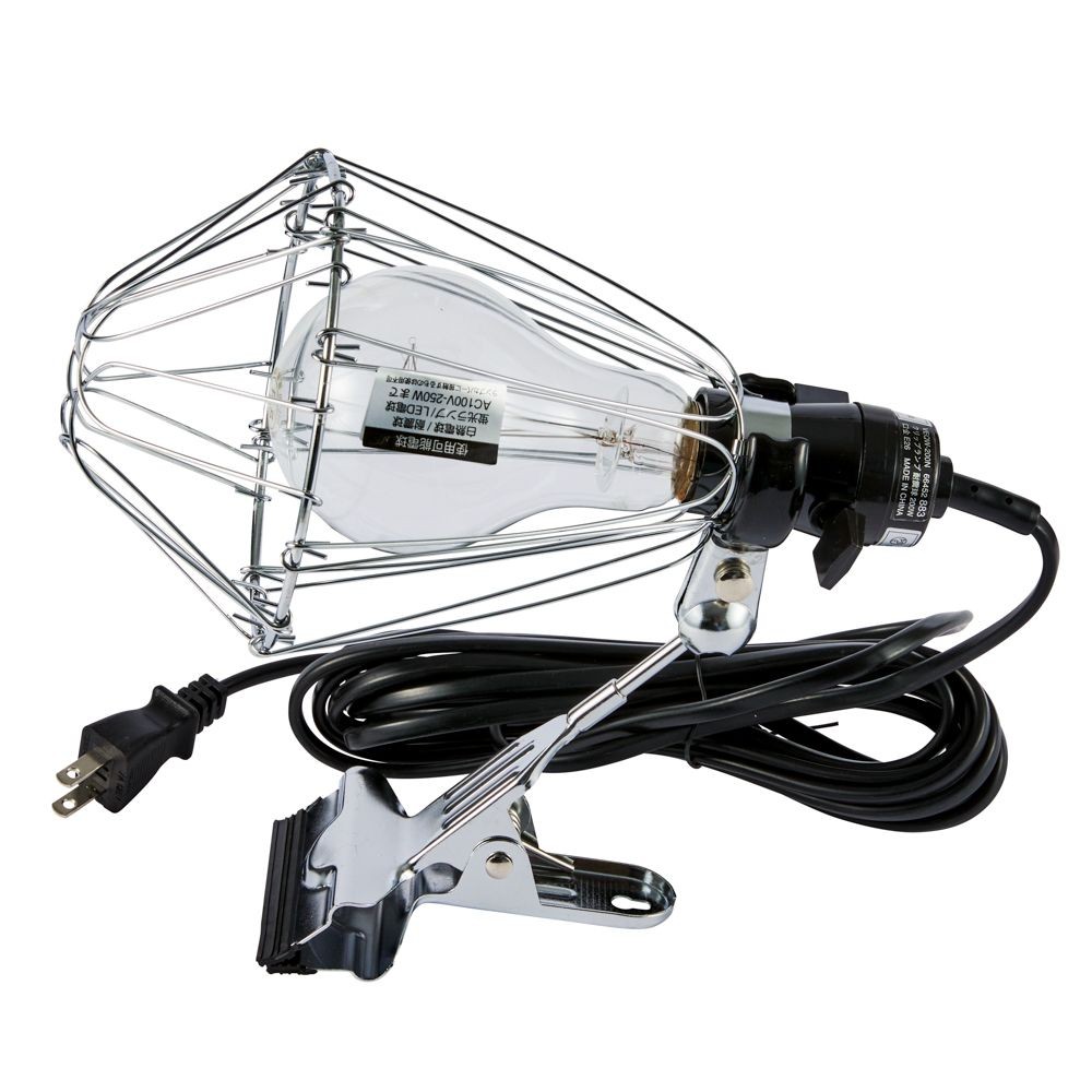 クリップランプ　耐震球200W, シルバー, 200W